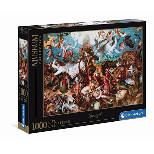 1000 palan palapeli: Museo: Kapinallisten enkelien lankeemus, Brueghel Single Color