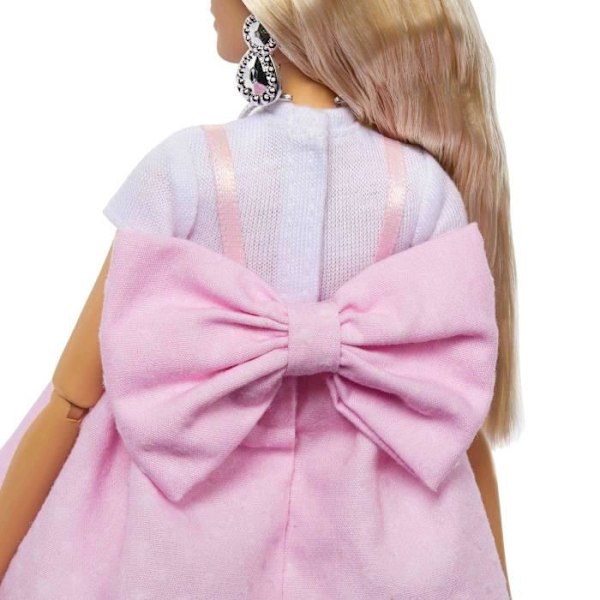 Barbie-Deluxe Style - Vaaleatukkainen Barbie-nukke vaaleanpunaisessa mekossa - 4 vuotta+ - HYV27 mjuk rosa