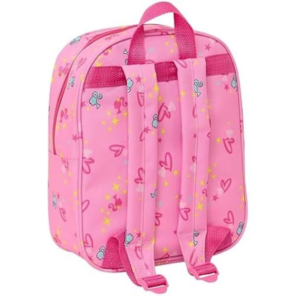 Barbie 3D lastenhuonereppu - SAFTA - Sopii vaunuun - Helppo puhdistaa - Lapsi Rosa