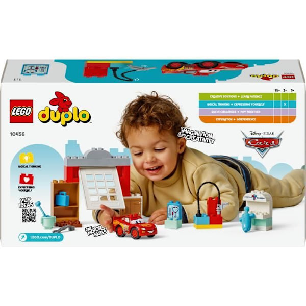 LEGO DUPLO Disney och Pixar Bilar 10456 Mcqueens besök i Docs garage - Spel 2 år Flerfärgad