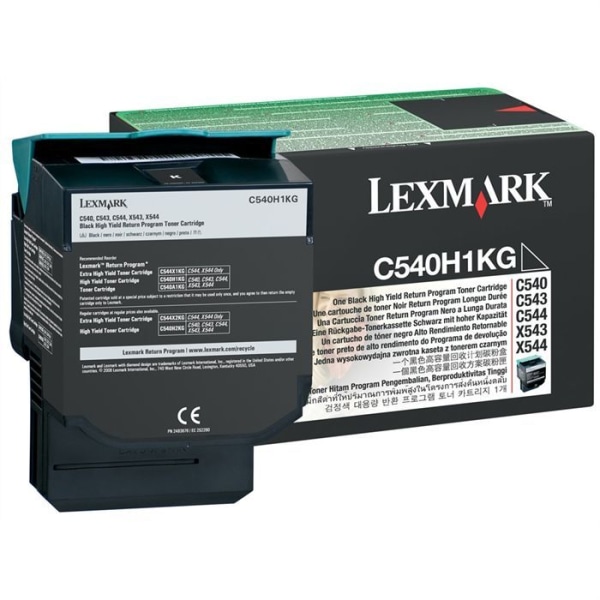 Lexmark C540 svart lasertoner