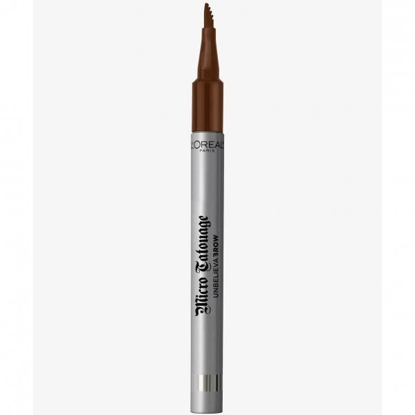 Kulmakynä - L'OREAL PARIS - N°107 Cool Brunette - Mikro-Pigmentointi - 48h Kestävyys - Luonnollinen Viimeistely Cool Brunette