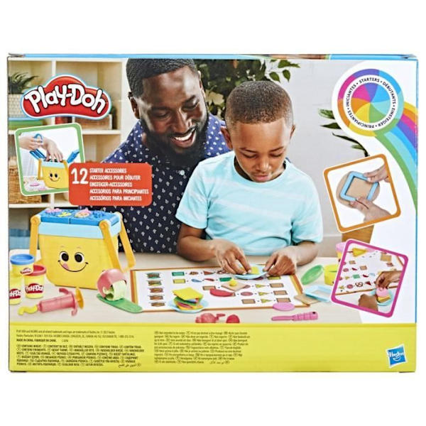 Play-Doh, piknik-muodot, Playdough esikoululelut Flerfärgad