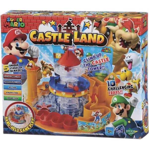 Brädspel - EPOCH 7378 - Super Mario Castle Land Flerfärgad