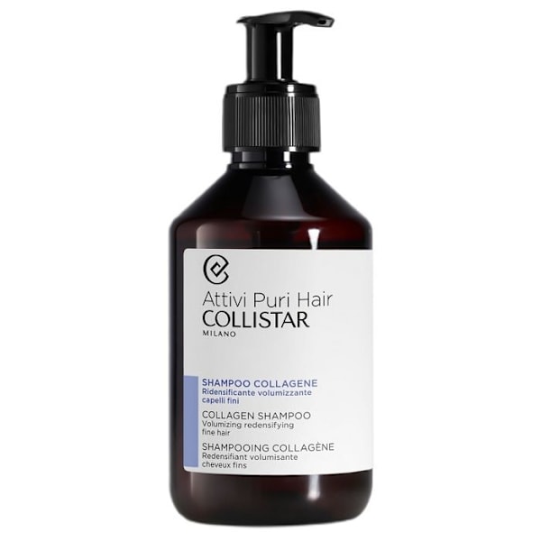 Collistar Attivi Puri Kollageenishampoo Hiuksille, 250 ml