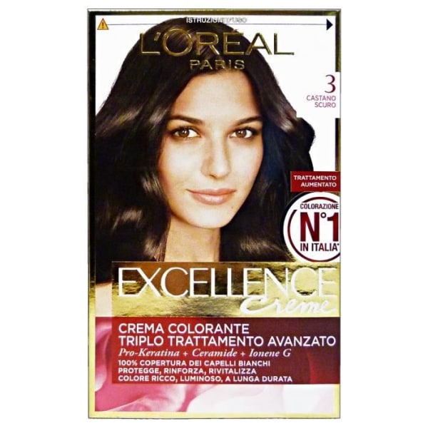 L'OREAL EXCELLENCE N.3 castano scuro - Hårfärgning