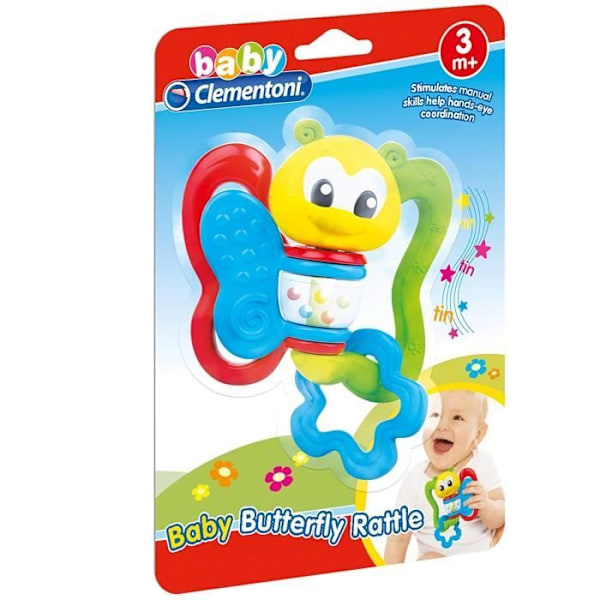 Baby Butterfly Rattle - CLEMENTONI - Mekaaniset toiminnot - Mixed