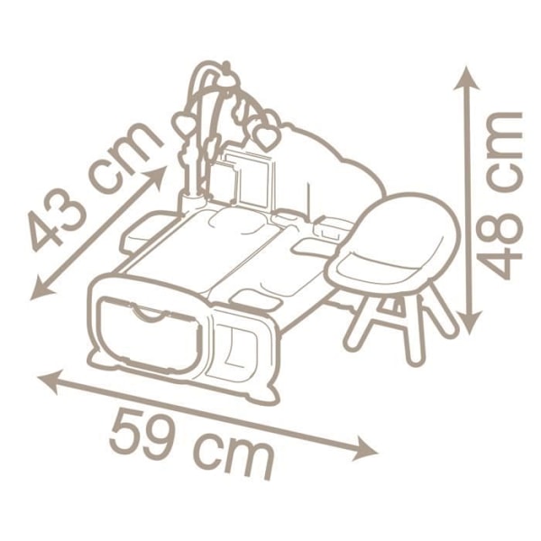 Smoby - Babysygeplejerske - Nursery Cocoon - Pleje-, nat- og måltidsområder - 220379