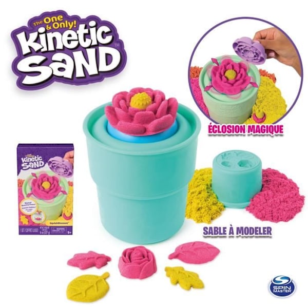 SPIN MASTER FLEUR MAGIQUE SQUISHBLOSSOM 227 G Kinetisk Sand Flerfärgad