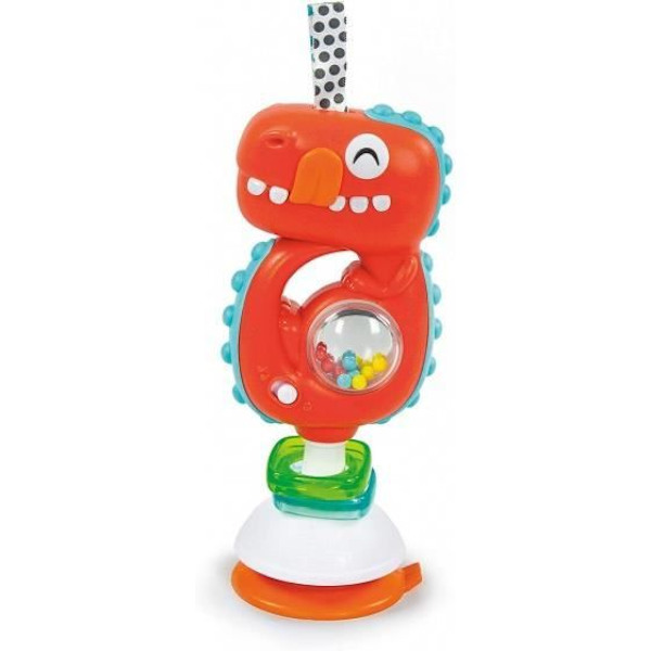Muziekdino Rattle - CLEMENTONI - Punainen - Vauva - Muovi Röd