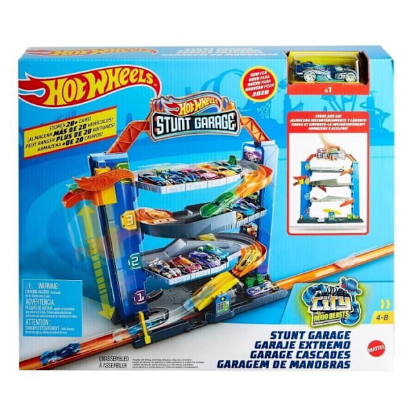 Garage Cascades Hot Wheels City - Hot Wheels - Circuit / Pieni auto - 4-vuotiaat ja sitä vanhemmat