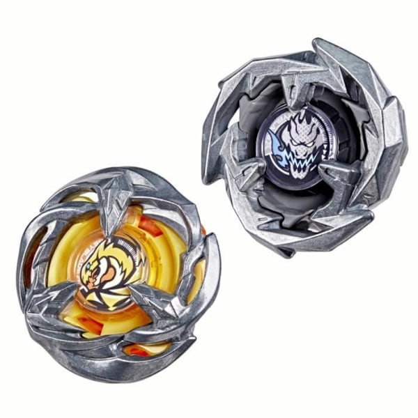 Beyblade X Dual Pack Gale Wyvern 3-60T og Sword Dran 3-80B, 2 autentiske Takara Tomy konkurrence tops med højre rotation, Fra Flerfärgad