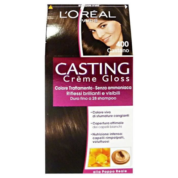 L'OREAL CASTING 400 crema castano no ammoniaca - ESTROSAante per capelli