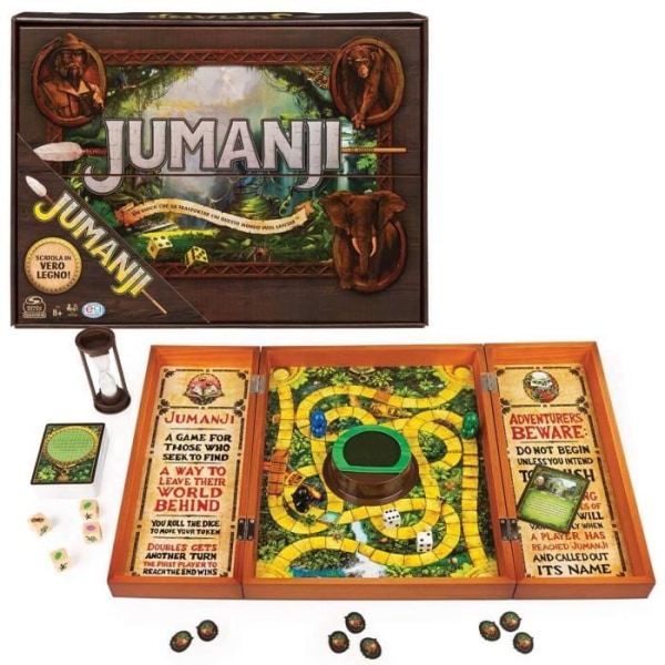 Spørgespil - SPIN MASTER - Jumanji In Legno - Blandet - 2 spillere eller flere - Indendørs