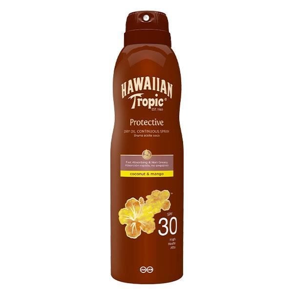 Solfaktor olie tåge - HAWAIIAN TROPIC - SPF30 - 180ml - Ikke fedtet - Vandafvisende