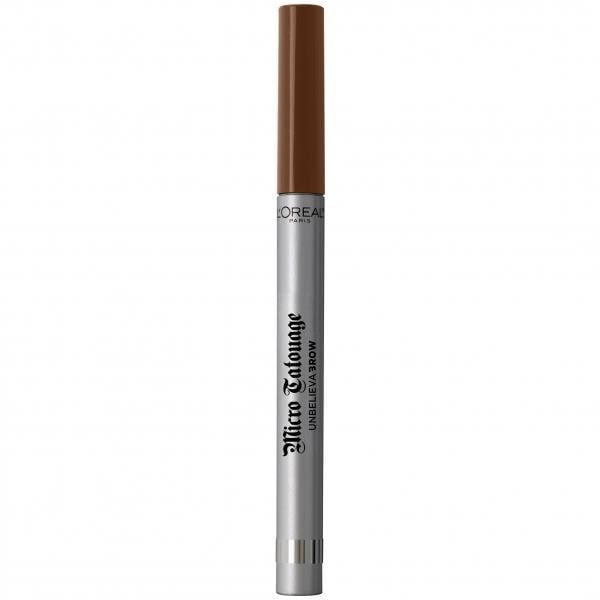Kulmakynä - L'OREAL PARIS - N°107 Cool Brunette - Mikro-Pigmentointi - 48h Kestävyys - Luonnollinen Viimeistely