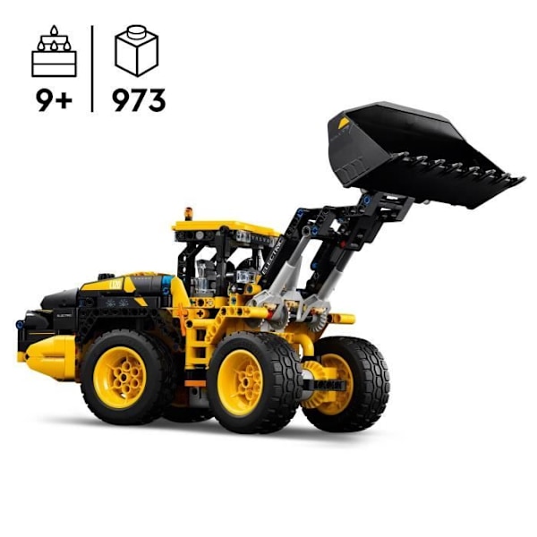 LEGO Technic 42209 Volvo L120 Electric - Renkaallinen kuormauskaivuri - Peli pojille alkaen 9-vuotiaille