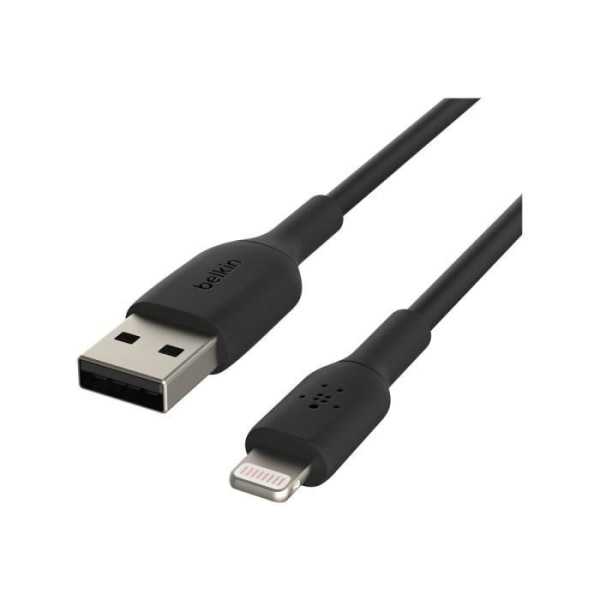 Belkin USB-A till Lightning-kabelpaket med 2 - svart - 1 m