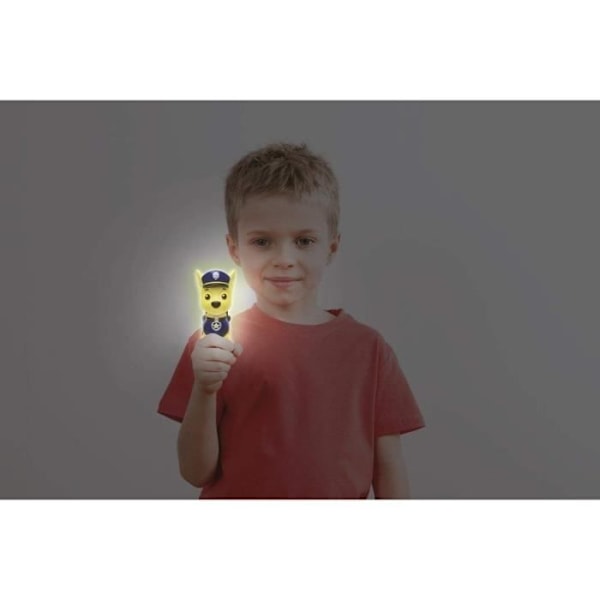 3D-yövalo Paw Patrol Chase -mallin värivaihtelulla Noin. 13 cm Blå