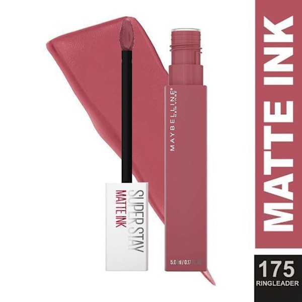 MAYBELLINE - Maybelline Superstay 24 Matte Ink Lipstick 175 Ringleader 5ml Mörkrosa