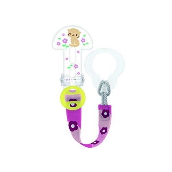 MAM CLIP IT OG DÆKSEL, CHAAZNE SUT HOLDER MED ZED PINK SUT Rosa