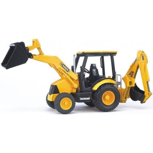 JCB Midi CX Grävlastare - BRUDER - Funktionell och avtagbar - Gul - Pojke - 3 år och över Gul