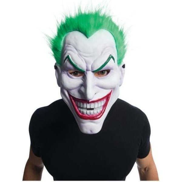 Vuxen Joker kostym med mask och peruk - Vit, Grön, Röd