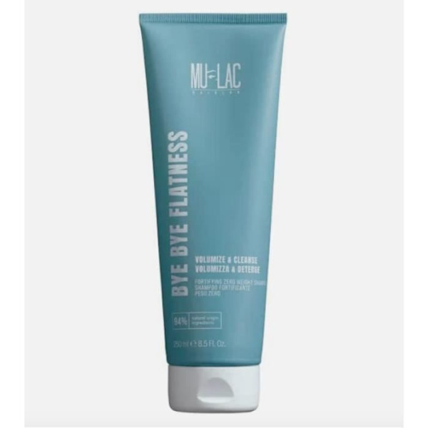 Mulac BYE BYE PLATNESS VOLUME SHAMPOO Nollapainoa vahvistava shampoo 250 ml Vegaani
