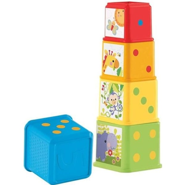 Fisher-Price Discovery Cubes - Pædagogisk legetøj til babyer fra 6 måneder og opefter