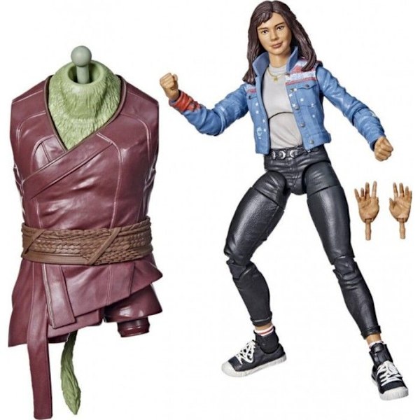 Figurine America Chavez - Marvel - Doctor Strange - 15 cm - 2 tilbehør - Build-A-Figure Flerfärgad