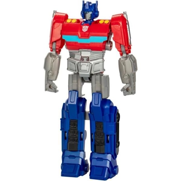 Figurine Transformers - Hasbro - Optimus Prime - Konvertering 2-i-1 - 28 cm - Från 6 år RotUtflykt, Enfärgad Utflykt Solider
