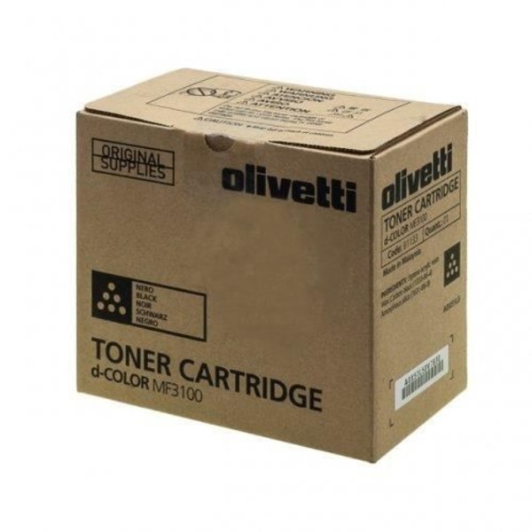 B1133 Olivetti d-COLOR MF3100 Tonerkassett Svart Äkta Olivetti 74640