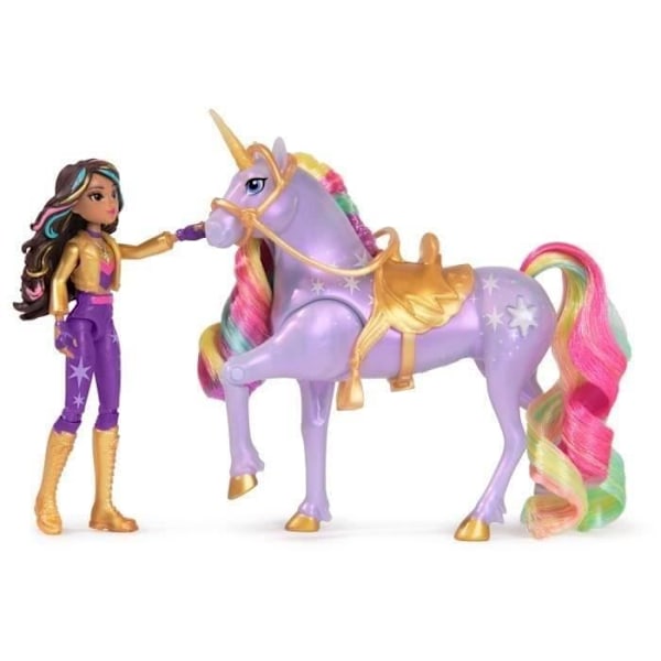 SPIN MASTER SOPHIA JA WILDSTAR MAGIC LIGHT Unicorn Academy Regnbåge