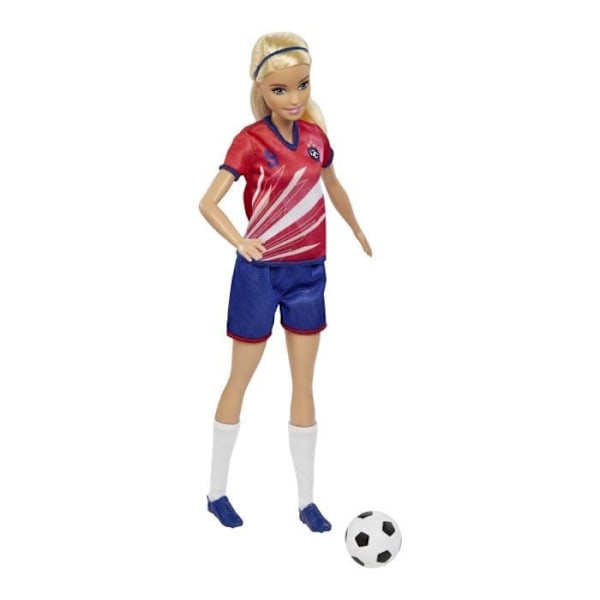 Barbie - Barbie Fodboldspiller - Dukke Model - Fra 3 år Flerfärgad