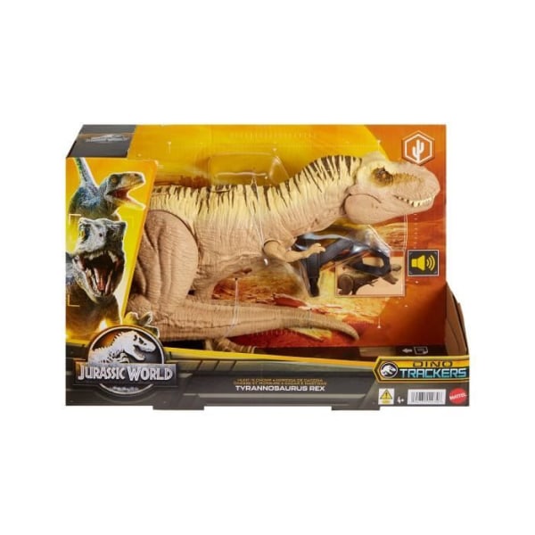 Ääni ja artikuloitu T-Rex figuuri - Mattel - T.REX ULTIMATE BITE - Jurassic World Dinosaur Flerfärgad