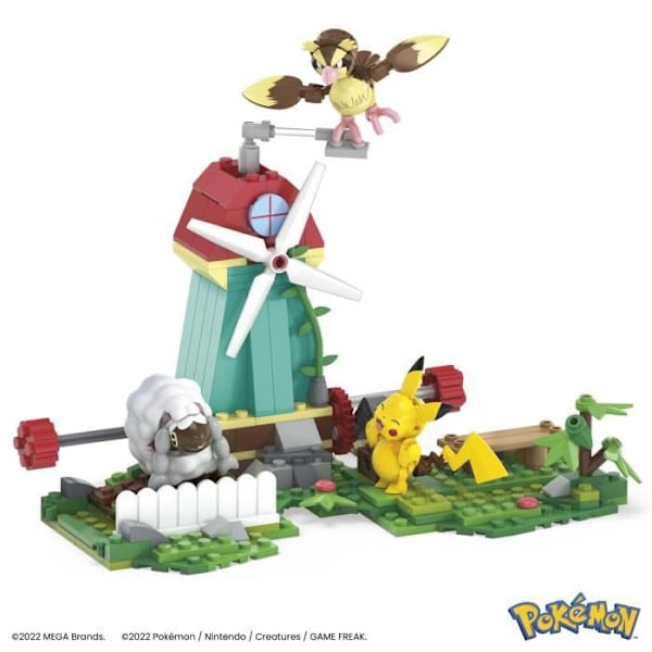 Mega Construx - Pokemon - Mühlen på landet - Byggsats - 6 år och uppåt Flerfärgad