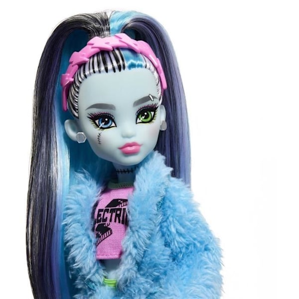 Monster High - Yöpyjama - Frankie Stein - nukke ja oheistarvikkeet HKY68 Flerfärgad
