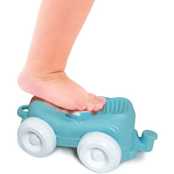 Sensorinen juna - Clementoni - Clemmy - Pehmeät tiilet - Sininen - Alkaen 6 kuukautta blått och gult