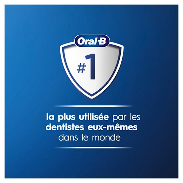 Elektrisk tandborste - ORAL-B - Vitality Pro - 3 borstlägen - Inbyggd timer - Uppladdningsbar Svart