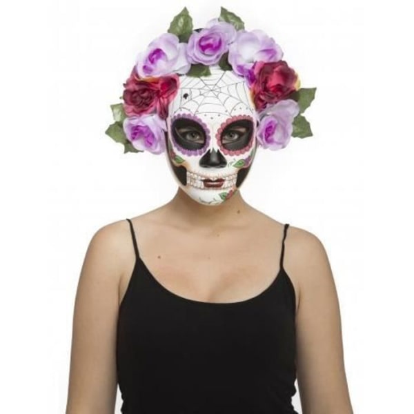 Dia de los muertos vuxen pastell skelettmask - Kostym - Halloween