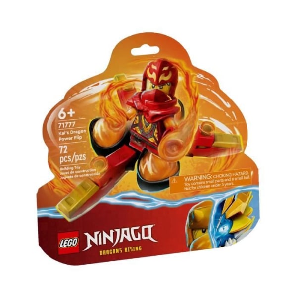 Leksak - LEGO - Ninjago Spinjitzu kullerbytta: kraften i Kais drake - 72 bitar - Från 12 år