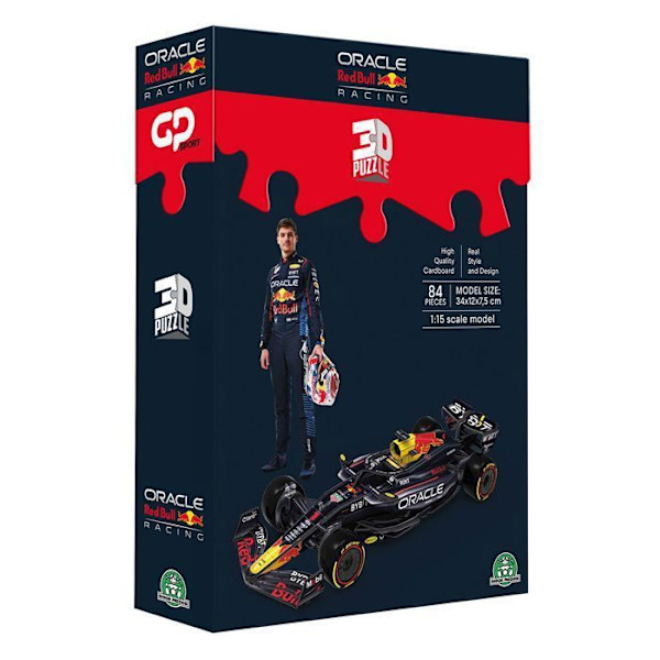 GP Sport, Pussel 3D, Formule 1 Red Bull, 84 bitar, För barn från 3 år, REP00