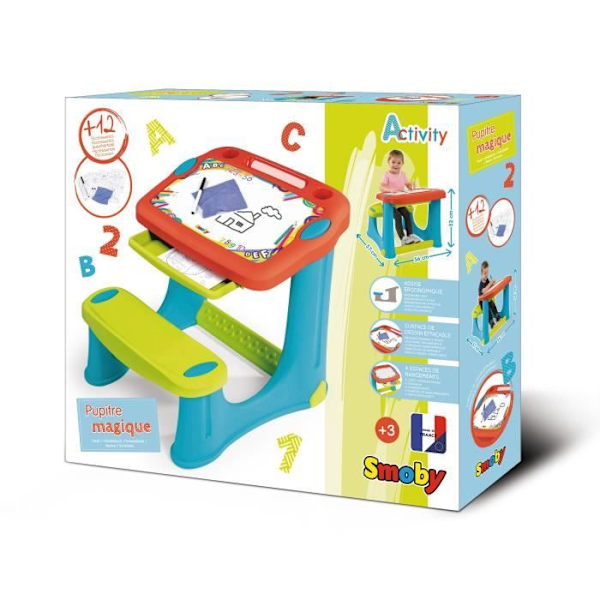 SMOBY - Magiskt skrivbord för barn