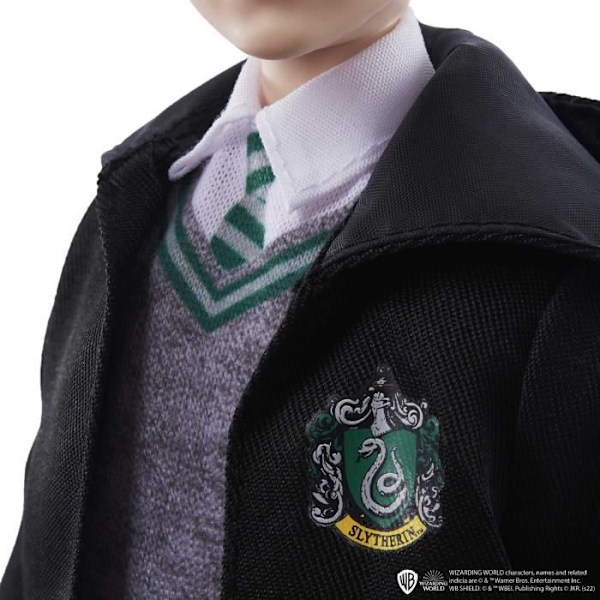 Harry Potter-Drago Malfoy-nukke sidoksella ja lisävarusteella HMF35 Flerfarvet