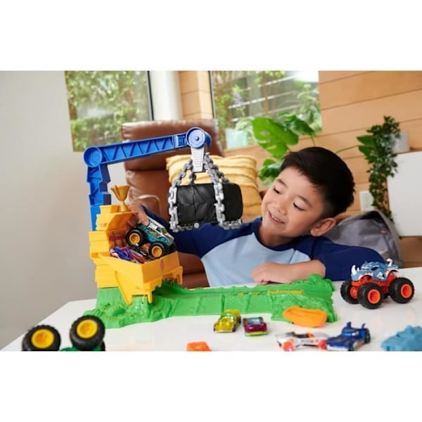 Hot Wheels-Monster Trucks Arena Smashers Challenge Loading Rhinomite HTP18 Flerfärgad
