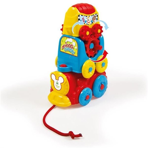 Aktivitetsvagn - Clementoni - Disney Baby - 3 vagnar - Flerfärgad - Från 9 månader Flerfärgad
