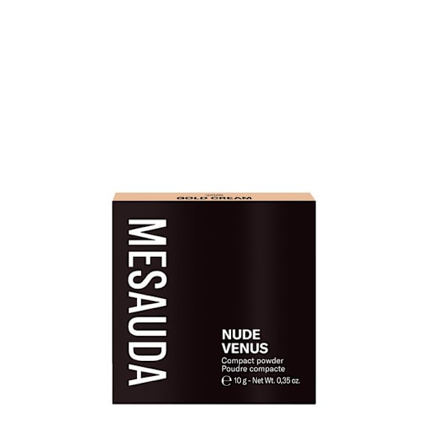 Mesauda Beauty Nude Venus Compact Powder Gold Cream 10gr - kompakt puder