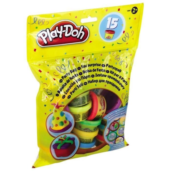 Play-Doh muovailusavisetti - Laatikko, jossa 15 ruukkua 28g - Monivärinen Flerfärgad