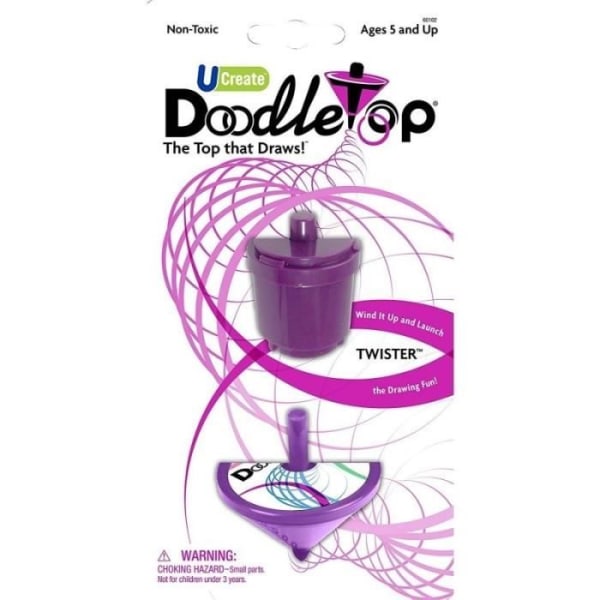 Doodletop Twister Spinning Top 2 väriä