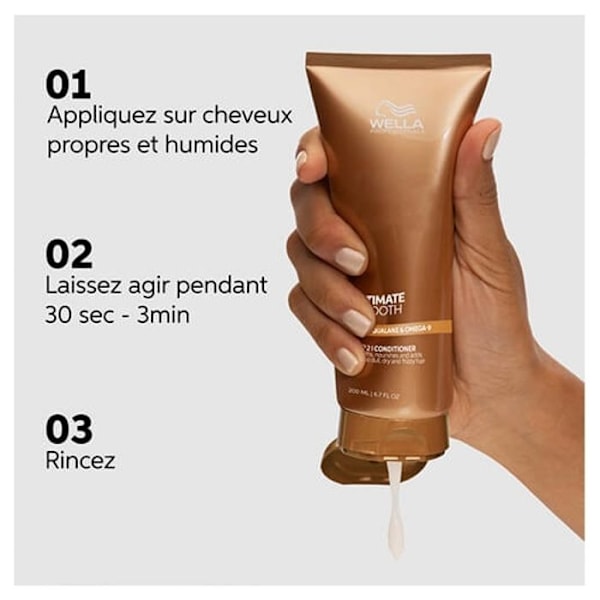 Balsam - Wella - Ultimate Smooth - 200ml - Nærende - Tørre hår